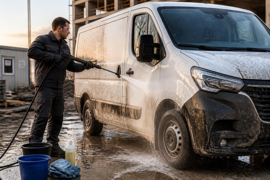 découvrez notre étude de cas détaillée sur le nettoyage complet d’un véhicule après un chantier, avec des techniques efficaces pour retrouver un véhicule impeccable.